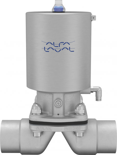 L’élargissement de la gamme de vannes Alfa Laval Unique DV-ST UltraPure optimise l’efficacité du traitement aseptique